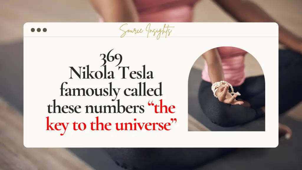 369 method with woman manifesting via meditation